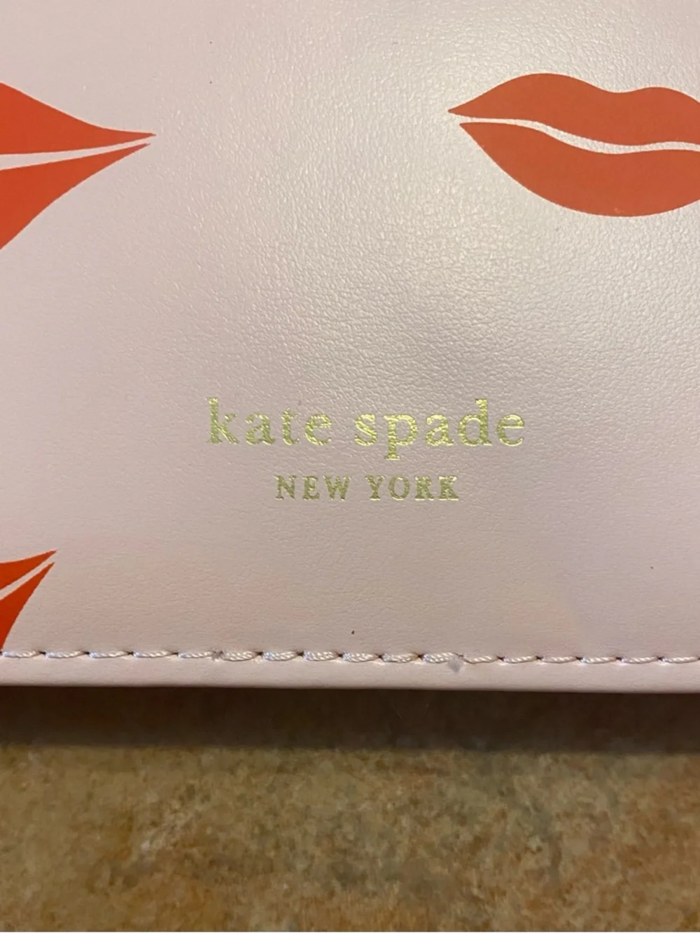 Kate Spade New York Lips Notepad Folio New❣️💋💋💋